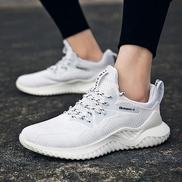 Ademende herensneakers van mesh
