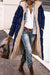 Variant image for Dames Lange Pufferjakke Zwart Pelsvoering Polyester-14
