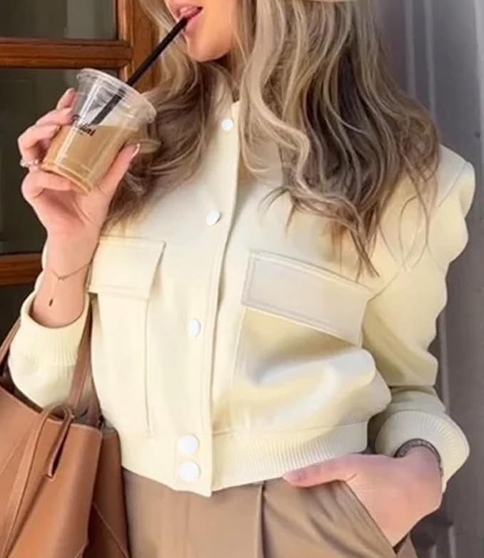 Varsity-bomberjack voor dames