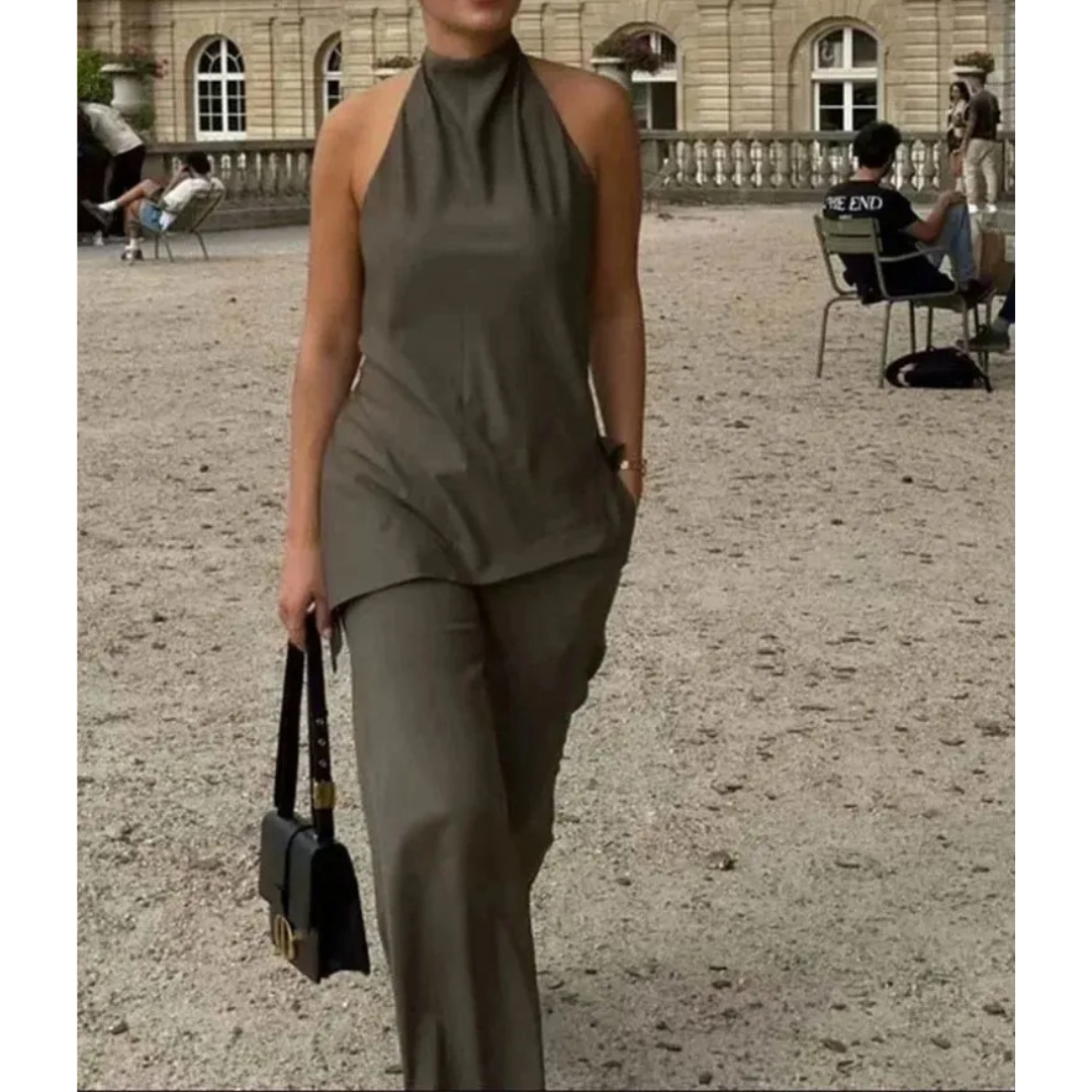 Dames Vintage Tanktop en Broekset