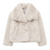 Warme pluche bontjas voor dames