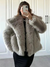 Warme pluche bontjas voor dames