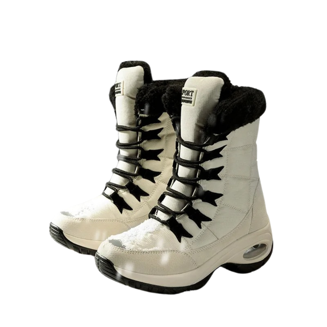 Waterdichte damessnowboots tot halverwege de kuit