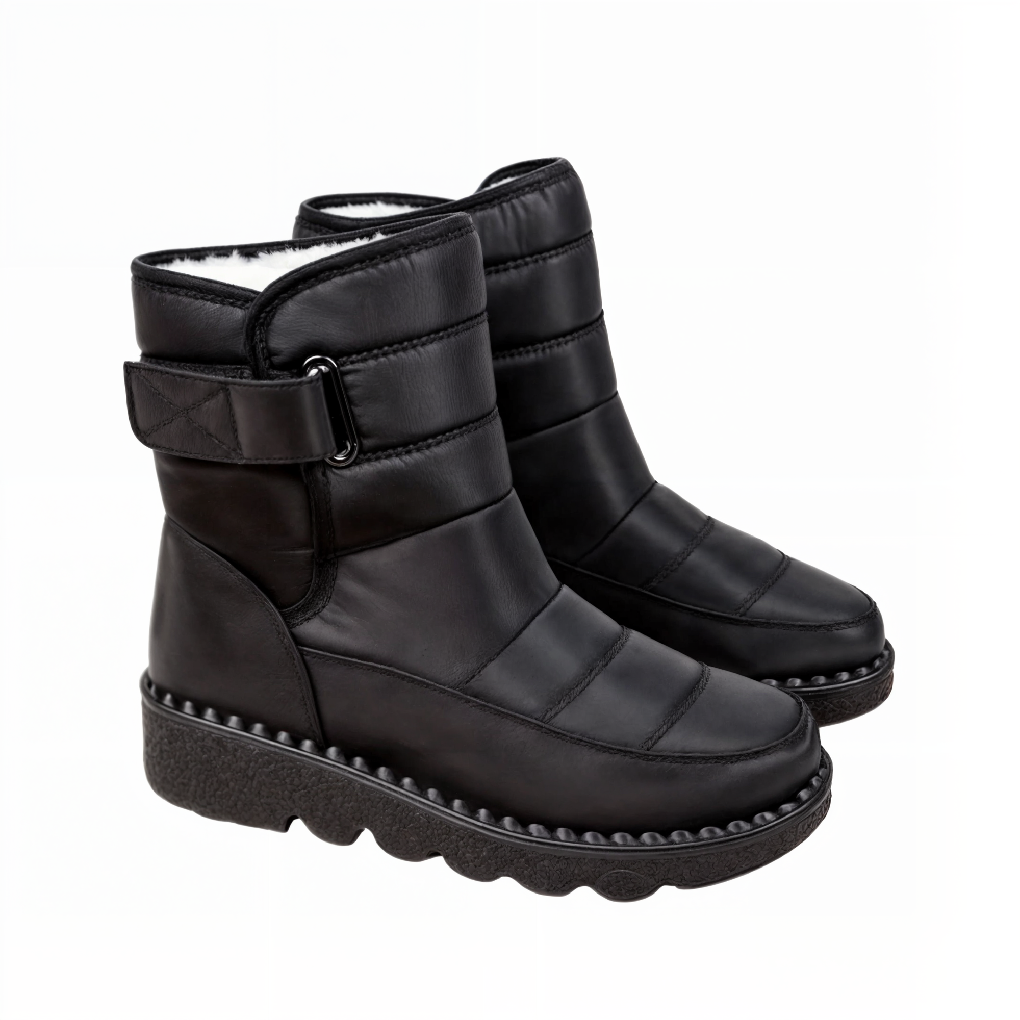 Lascana Winterlaarzen met warme voering snowboots veter Lascana Winterlaarzen met warme voering snowboots veter