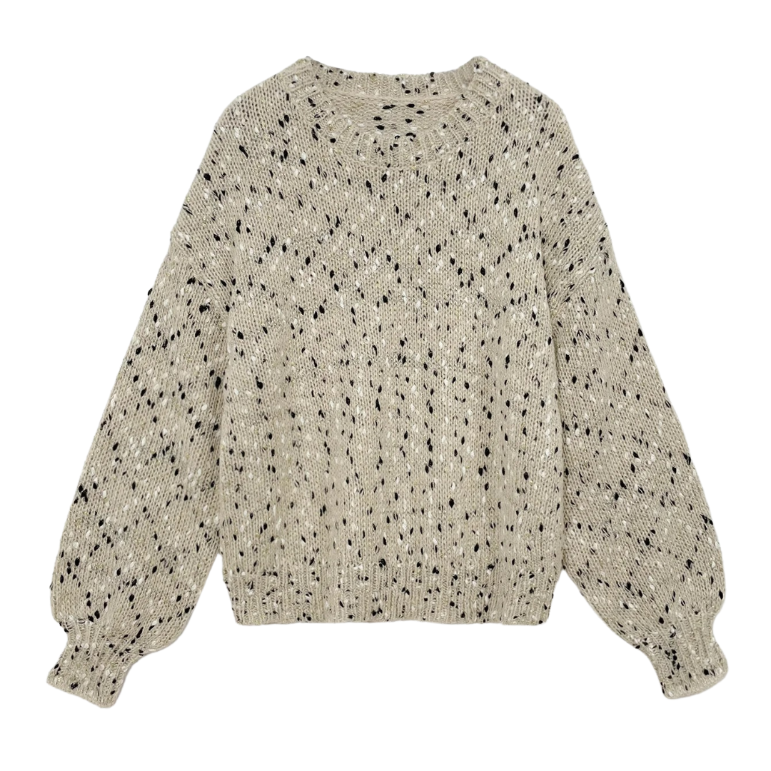 Gebreide Drop Shoulder Trui voor dames
