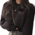 Dames losse vintage gebreide trui
