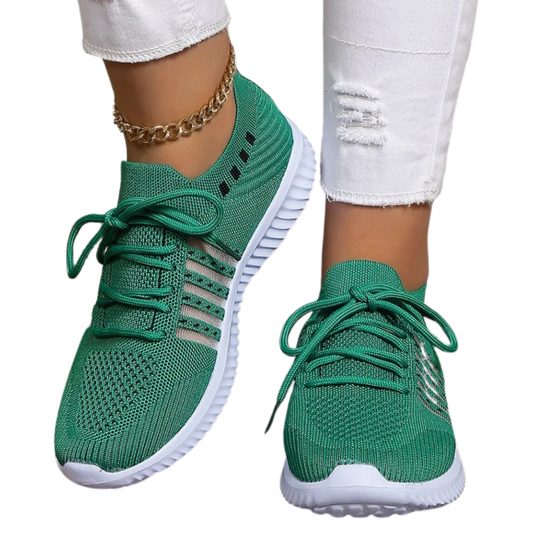 Vrouwen ademende gebreide sneakers