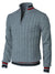 Variant image for Heren Trui Met Rits Stijlvol Gebreid Zacht Materiaal-13