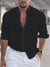Variant image for Heren Linnen Shirt Casual Ademend 100% Linnen-4