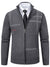 Heren Zipper Trui Stijlvol Gebreid 100% Katoen-3