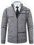 Heren Zipper Trui Stijlvol Gebreid 100% Katoen-6