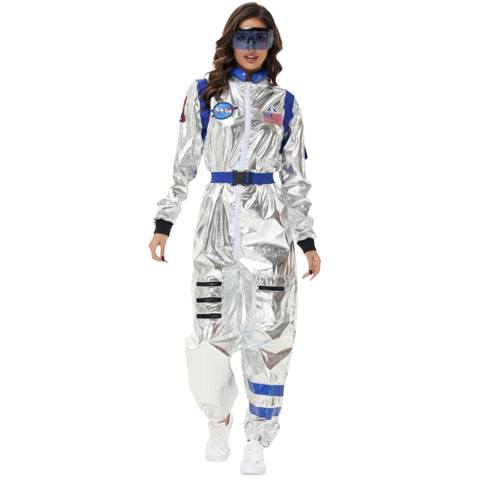 Zilveren Astronauten Kostuum voor Halloween en Themafeesten