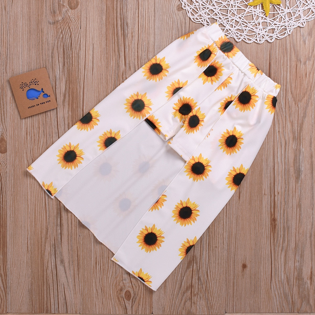 Zonnebloemenoutfit voor kinderen