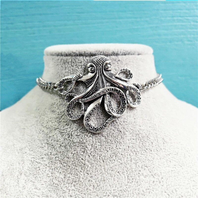 Octopus Choker Ketting