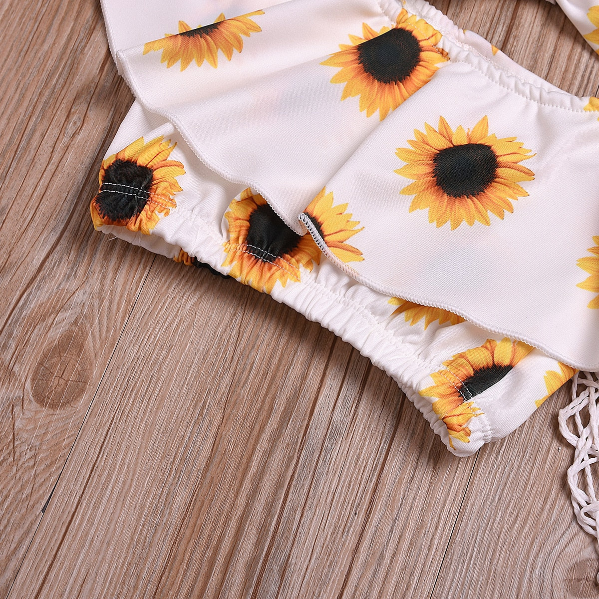 Zonnebloemenoutfit voor kinderen