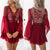Boho Chic Kanten Jurk