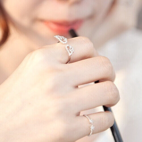 Engel Vleugels Ring