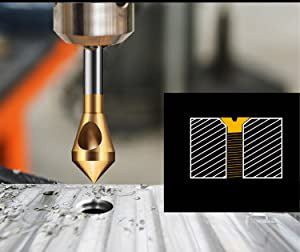 Titanium verzinkboor