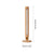 LED 360° draaibare houten wandlamp