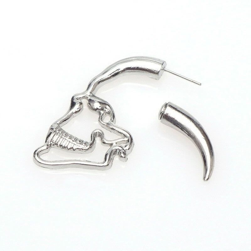 Holle Schedel Stud Oorbellen