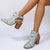 Laars sandalen met grote hak