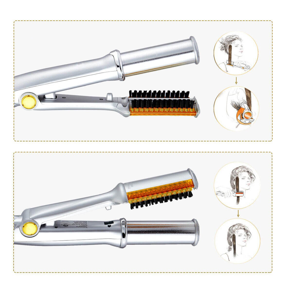 2 in 1 haarstyling gereedschap