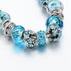 Blauwe Kristal Bedel Armband