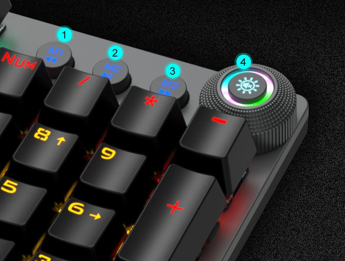 Mechanisch bedraad gaming toetsenbord