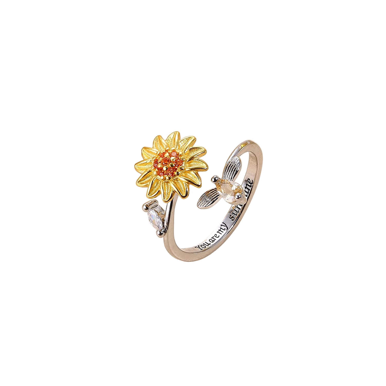 Zonnebloem Fidget Ring