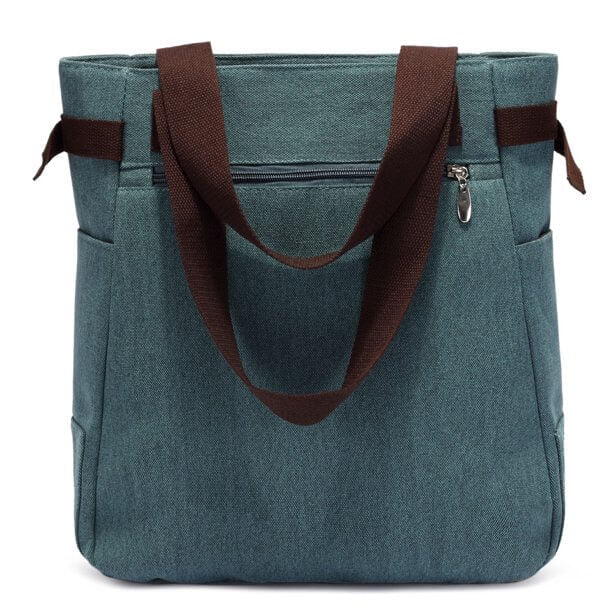 Kat Geborduurde Canvas Tas