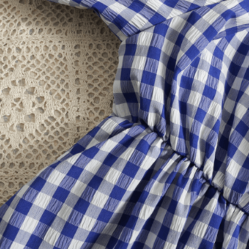 Vierkante Kraag Jurk Voor Vrouwen