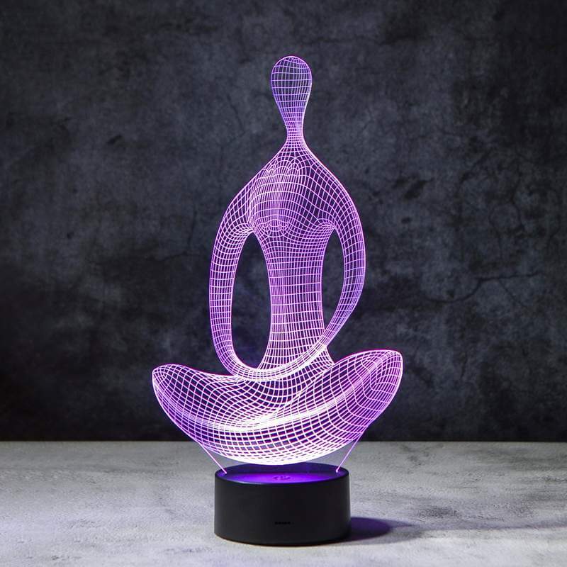 Yoga 3D Illusie Lamp