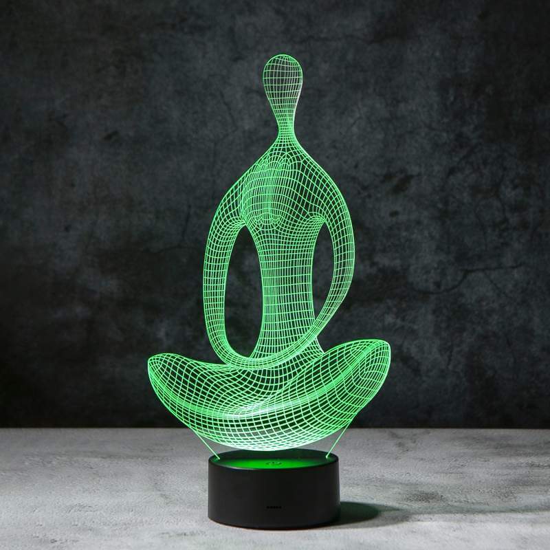 Yoga 3D Illusie Lamp