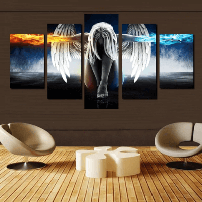Engelen Muur Canvas