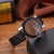Quartz Heren Leder Horloge