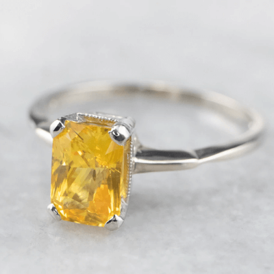 November Geboortesteen Ring