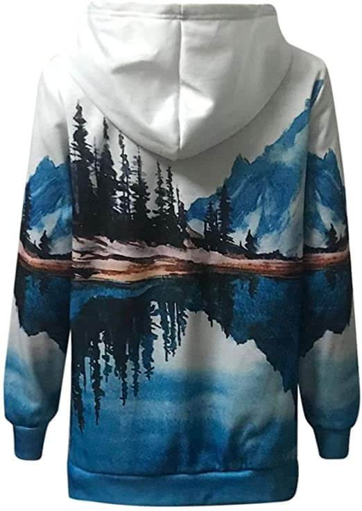 Natural Mountain Bedrukt Sweatshirt