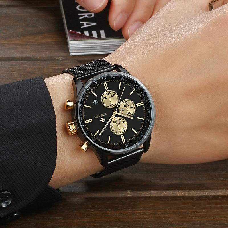 Ultra-dun Chronograaf Polshorloge