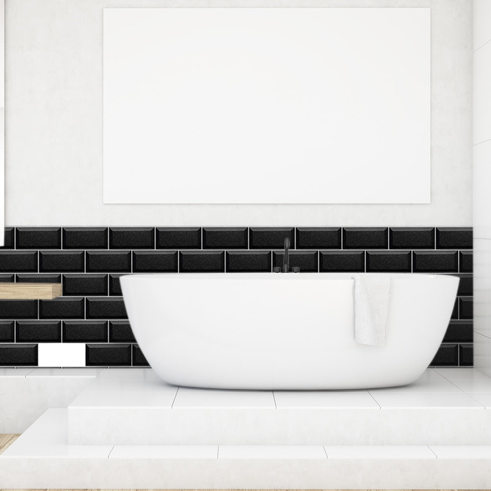 Waterdichte 3D Tegelstickers (9 stuks)