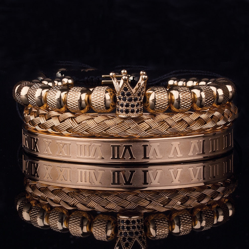 Luxe Kroon Armband Set