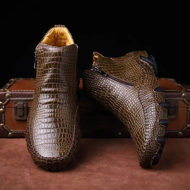 Leren Stijl Chelsea Laarzen Voor Mannen