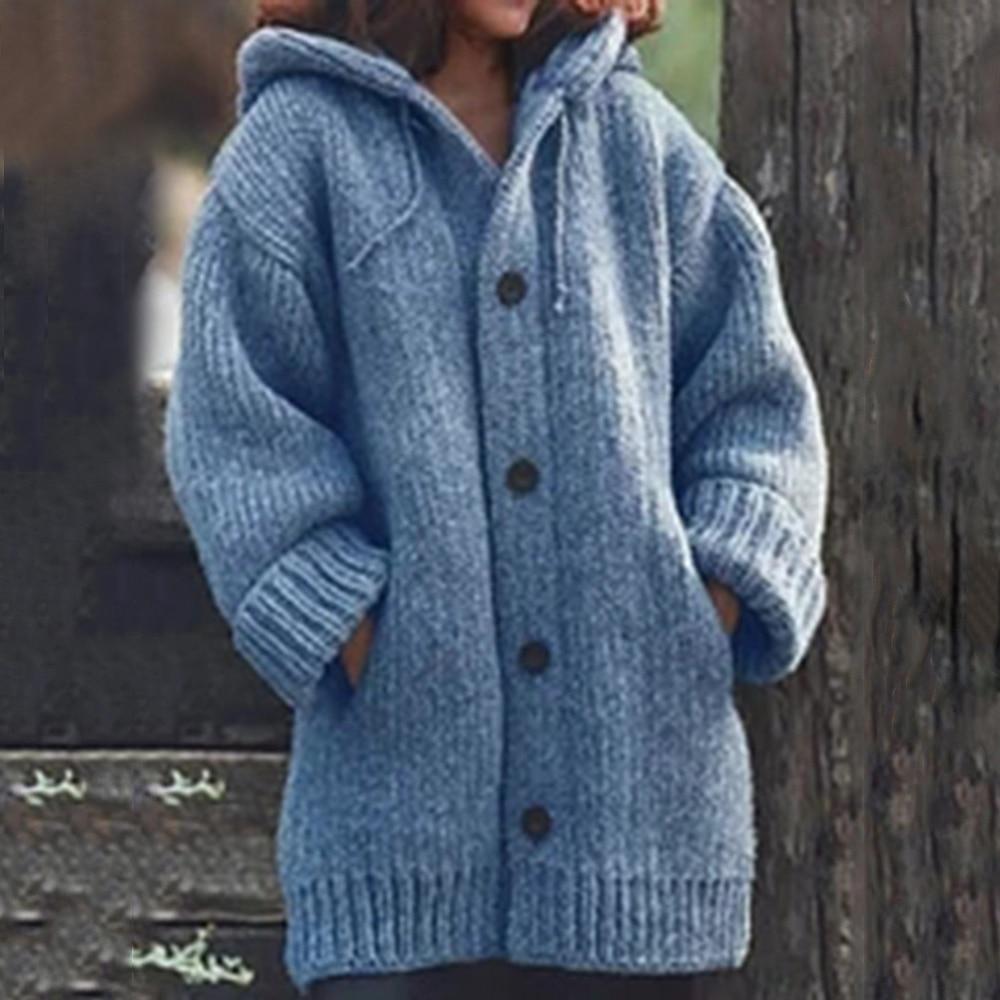 Knoopsluiting gebreid vest