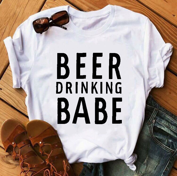 Bierdrinkende Babe T-shirt