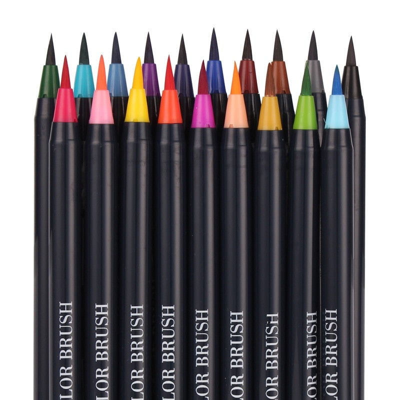 Waterverfpenseelpennen (20-delige set)