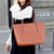 Vintage Oil Wax Leather Tote Bag