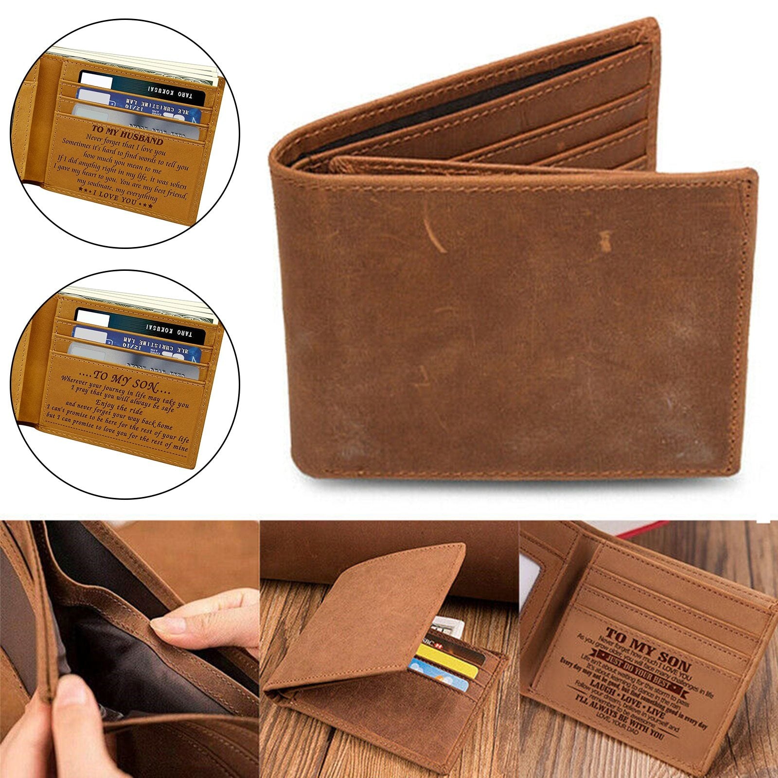 Mam aan Zoon - Gepersonaliseerde Portemonnee