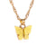 Vlinder Gouden Ketting