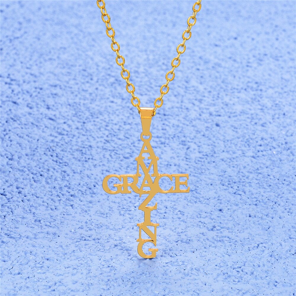 Amazing Grace Kruis Ketting
