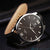 Heren Lederen Stijl Armband Polshorloge