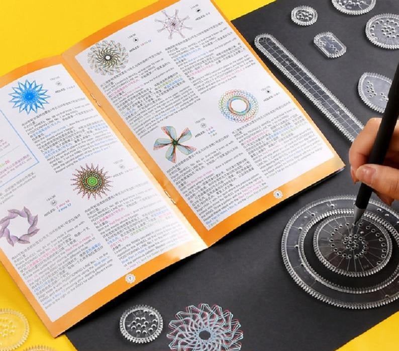 Leerzame Spirograph tekentool Ultra deluxe kit - De klassieker is terug!